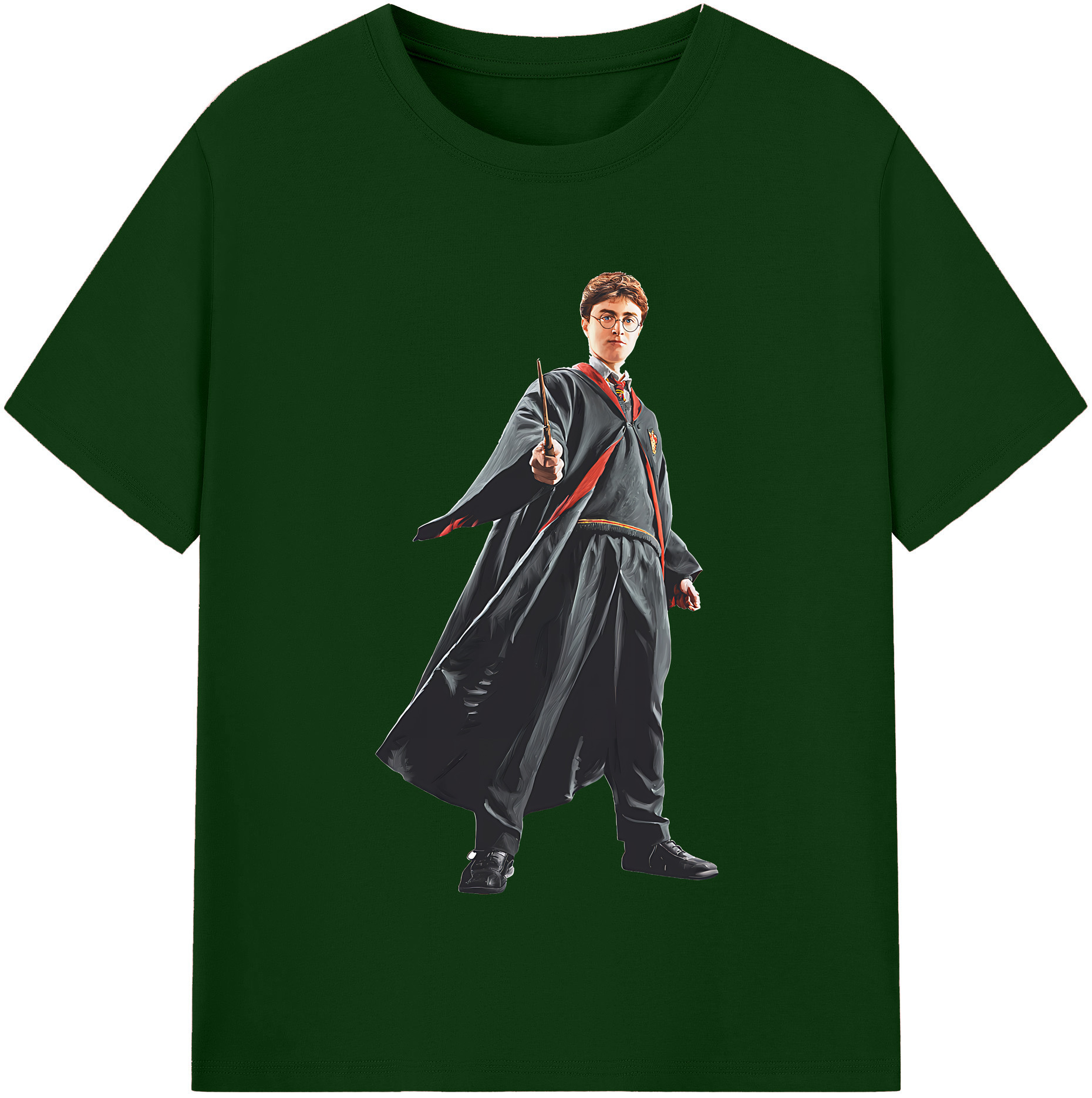 （画像用） Harry Potter ハリー・ポッターシリーズ 綿100％半袖Tシャツ（フロントプリント）